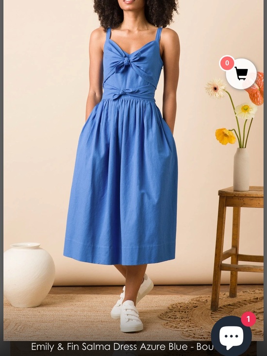Emily And Fin Dresses & Skirts - Emily and Fin Salma Dress in Navy Blue